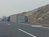 Urfa-Antep yolunda kaza! Kontrolden çıkan TIR devrildi