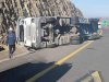 Urfa'da devrilen TIR'da bir kişi can verdi