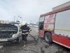 Karaköprü'de araç yangını! 