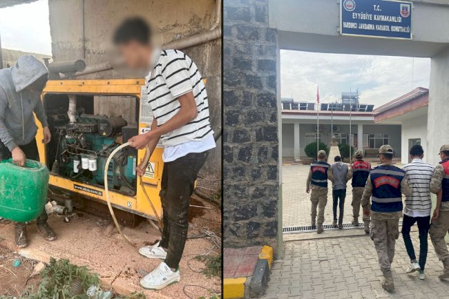Şanlıurfa'da akaryakıt hırsızları suçüstü yakalandı