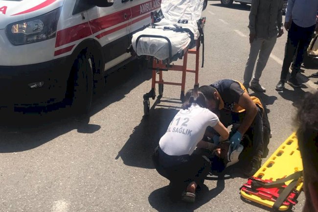 Urfa'da kaza! Motokurye yaralandı