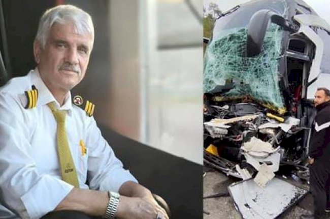 Urfa’dan Yola Çıkan Otobüs, Tıra Çarptı: Şoför Hayatını Kaybetti