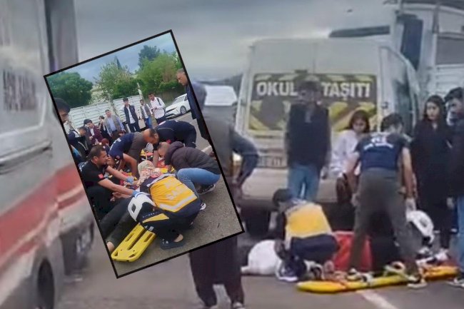 Urfa'da TIR İle Öğrenci Servisi Çarpıştı: Çok Sayıda Yaralı Var 