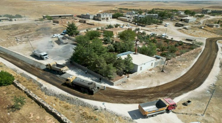 Büyükşehir Belediyesinden ilçelerde sathi asfalt çalışması 