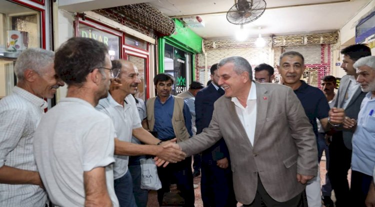 Başkan Beyazgül’den pasaj esnafına ziyaret