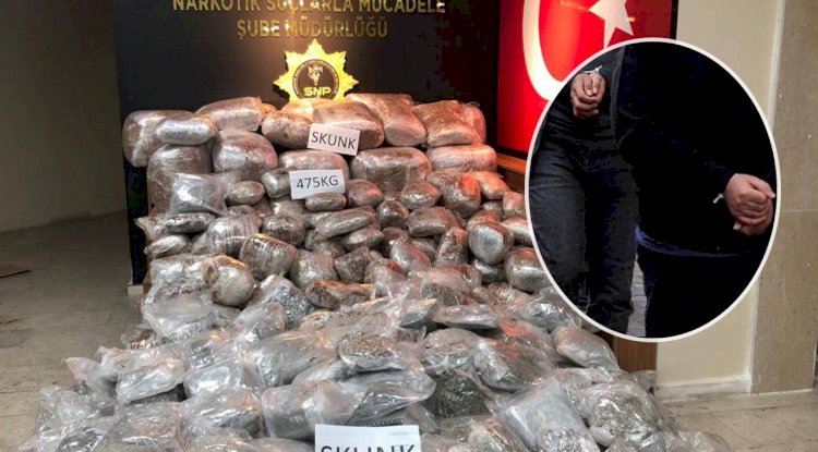 Urfa'da 475 kilogram uyuşturucu ele geçildi! 2 tutuklama