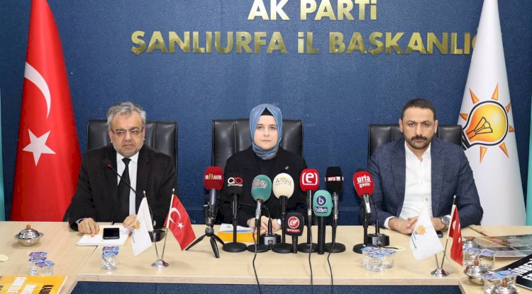 AK Parti Şanlıurfa İl Başkanlığında 25 Kasım açıklaması