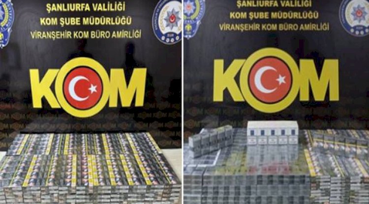 Viranşehir'de kaçakçılık operasyonu! 2 gözaltı