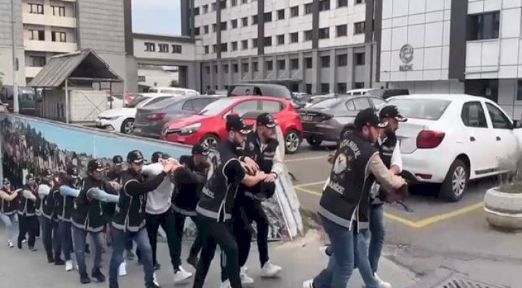Organize suç örgütü üyesi 32 şüpheli yakalandı! 