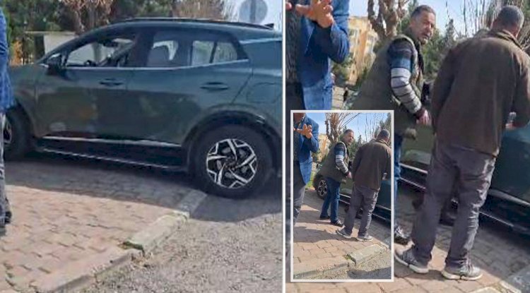 Urfa’da Kaldırıma Park Eden Sürücü ile Engelli Birey Arasında Tartışma Çıktı