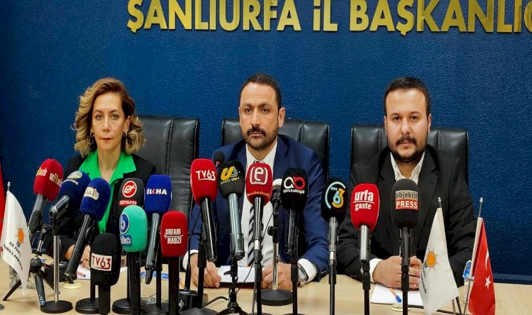 AK Parti Şanlıurfa İl Başkanlığından İsrail- Gazze açıklaması