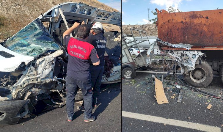 Urfa-Antep yolunda katliam gibi kaza! 5 ölü, 10 yaralı