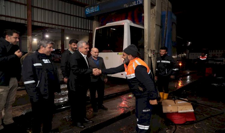 Başkan Beyazgül, BEL-SAN personelleriyle bir araya geldi