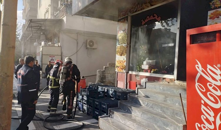 Şanlıurfa'da bir iş yerinde korkutan yangın!