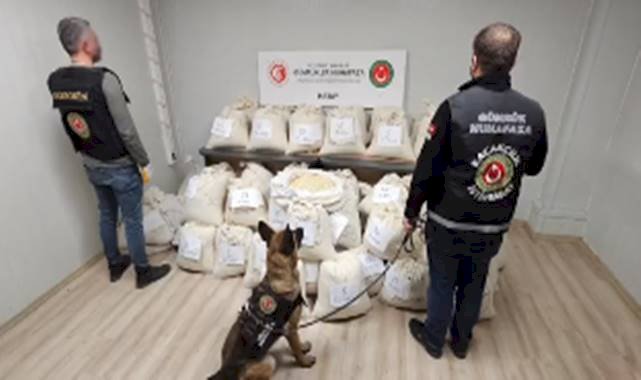 1 ton uyuşturucu madde ele geçirildi!