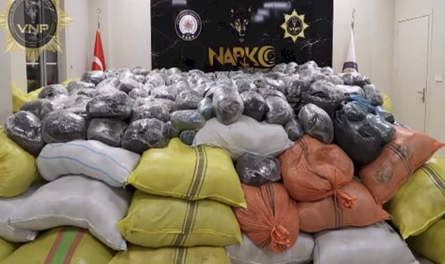 4 ton uyuşturucu madde ele geçirildi!