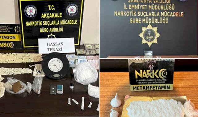 Urfa'da uyuşturucu operasyonu! 8 gözaltı