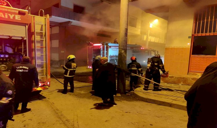 Urfa'da pide fırınında korkutan yangın!
