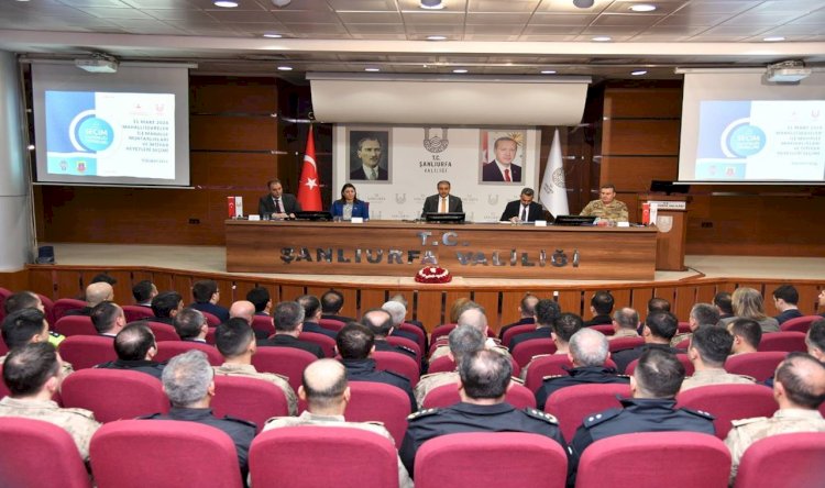 Şanlıurfa'da Seçim Güvenliği Toplantısı yapıldı