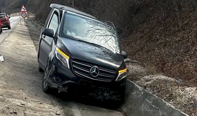 Genel Başkan trafik kazası geçirdi! Yaralılar var