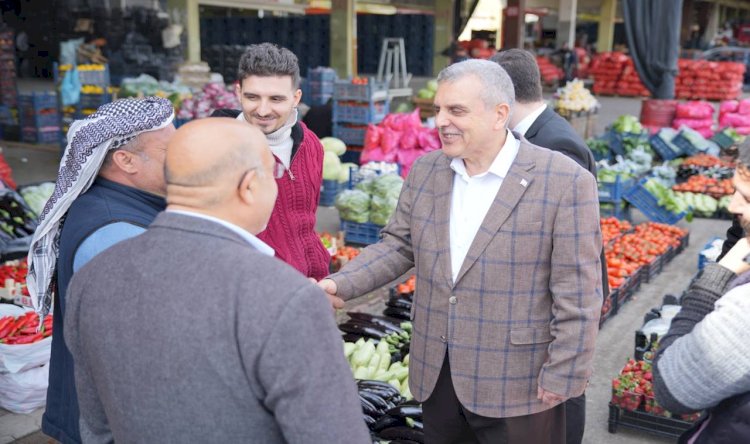 Beyazgül'e esnaflardan sonuna kadar arkandayız mesajı
