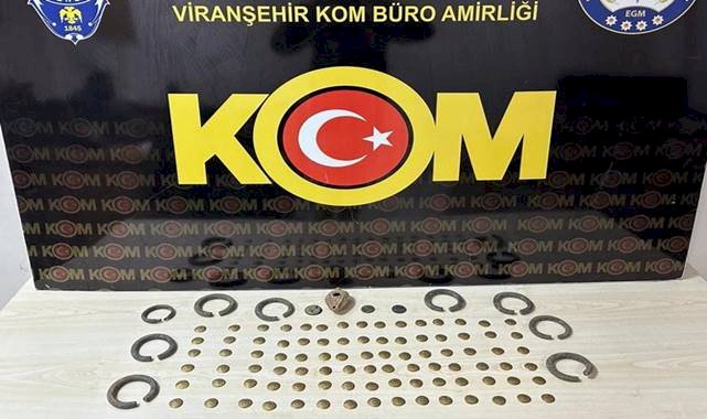Urfa'da çok sayıda tarihi eser ele geçirildi!
