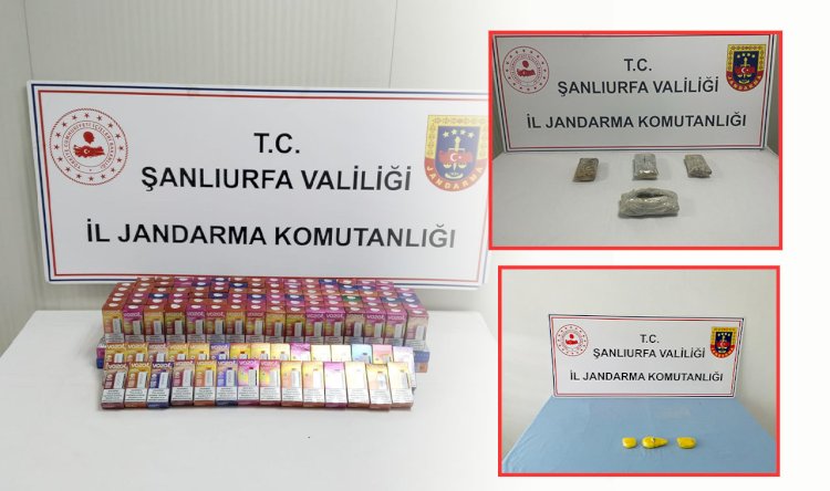 Hilvan ve Birecik'te uygulama! 8 şahsın üzerinden çıkanlar şaşırttı
