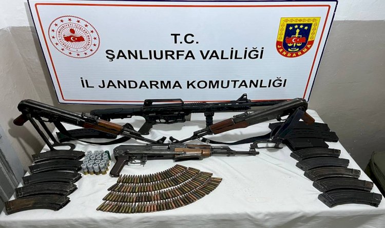 Siverek ilçesinde çok sayıda silah ele geçirildi!