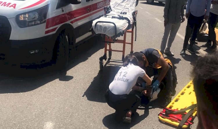 Urfa'da kaza! Motokurye yaralandı