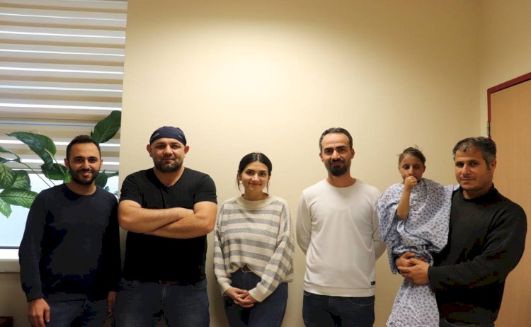 13 yaşında ve 13 kilo olan hasta sağlığına kavuştu