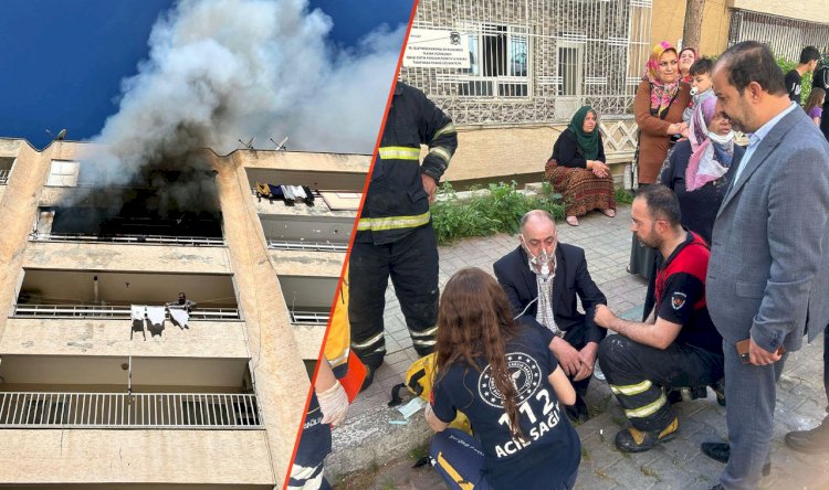 Haliliye'de korkutan yangın! Bir şahıs dumandan etkilendi