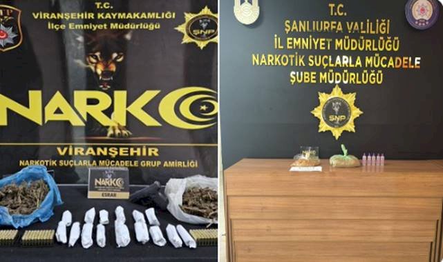 Şanlıurfa'da 3 zehir taciri yakalandı!