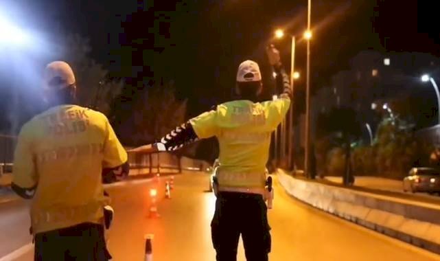 Polis bölgesinde sıkı denetim! Binlerce araca işlem yapıldı