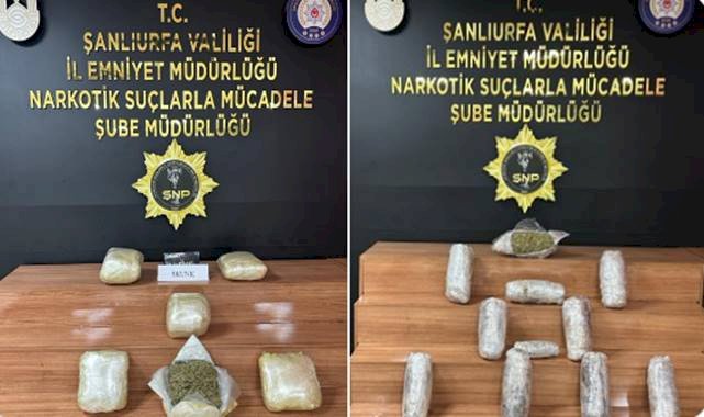 Urfa'da Yüklü Miktarda Uyuşturucu Ele Geçirildi! 2 Gözaltı
