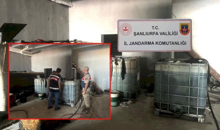 Urfa'da Litrelerce Kaçak Akaryakıt Ele Geçirildi!
