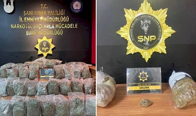 Şanlıurfa'da Kilolarca Uyuşturucu Ele Geçirildi!
