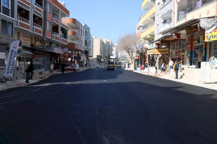 Süleymaniye Caddesi Asfaltlanıyor