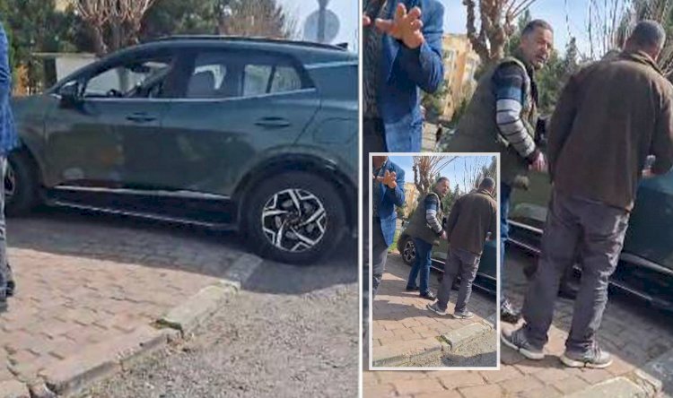 Urfa’da Kaldırıma Park Eden Sürücü ile Engelli Birey Arasında Tartışma Çıktı